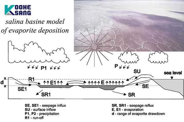 محیط تشکیل سنگ های تبخیری؛ سالینا
