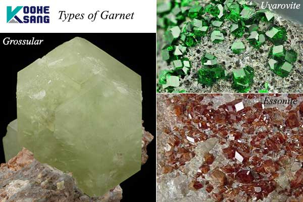 گارنت چیست و در چه سنگ هایی یافت می شود؟ 4 انواع گارنت؛ اسونیت، اوواروئیت، گروسولار
