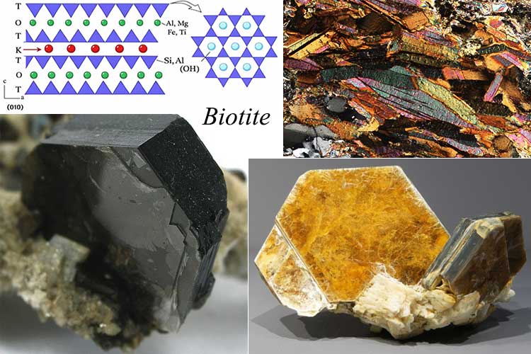 بیوتیت (میکای سیاه) چیست و چه کاربردی دارد؟ 1 بیوتیت (میکای سیاه)
